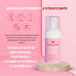 Clean Cloud lato Mousse Struccante Viso per Pelli Delicate in Gravidanza e Allattamento