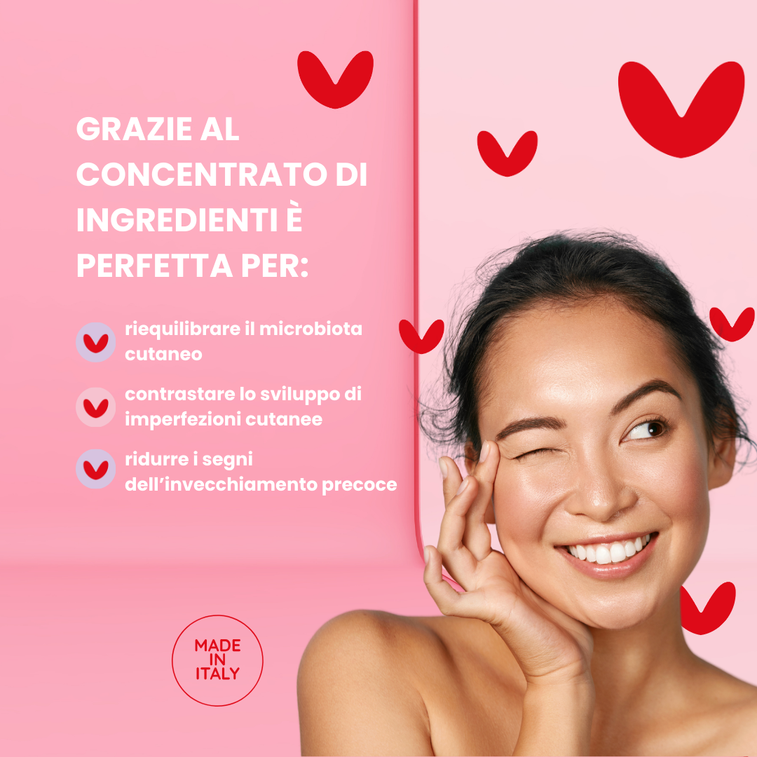 La coquette Timeless Glow Mama fronte Siero Dermopurificante Anti-Age specifico in Gravidanza e Allattamento